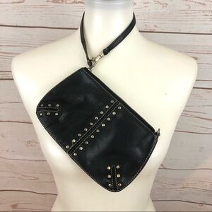 MIchael Kors Leather Studded Clutch Purse Wristlet